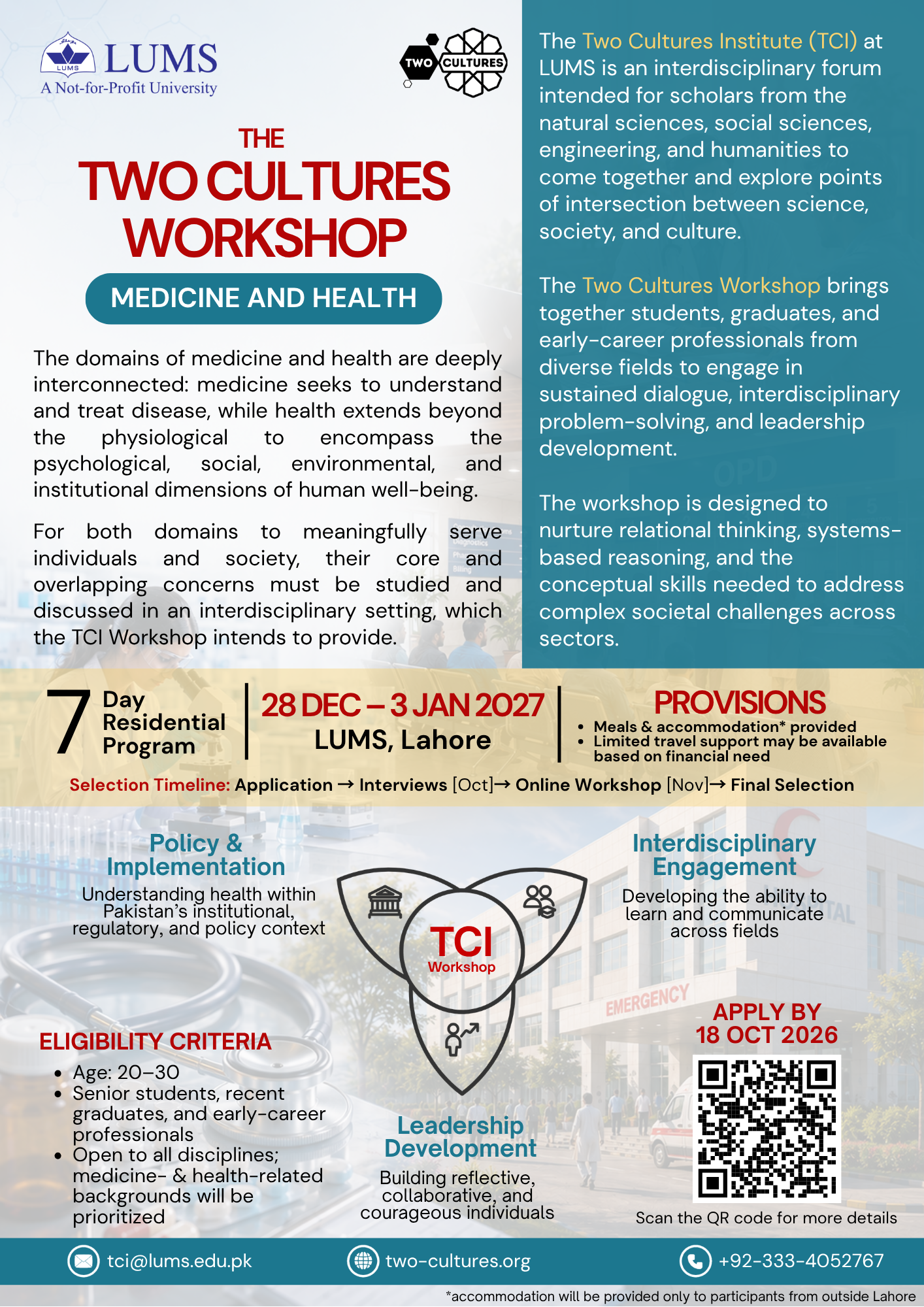 Medicine and Health Workshop Poster